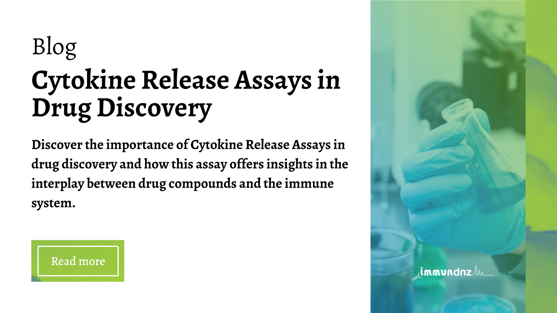cytokine release assay in drug discovery