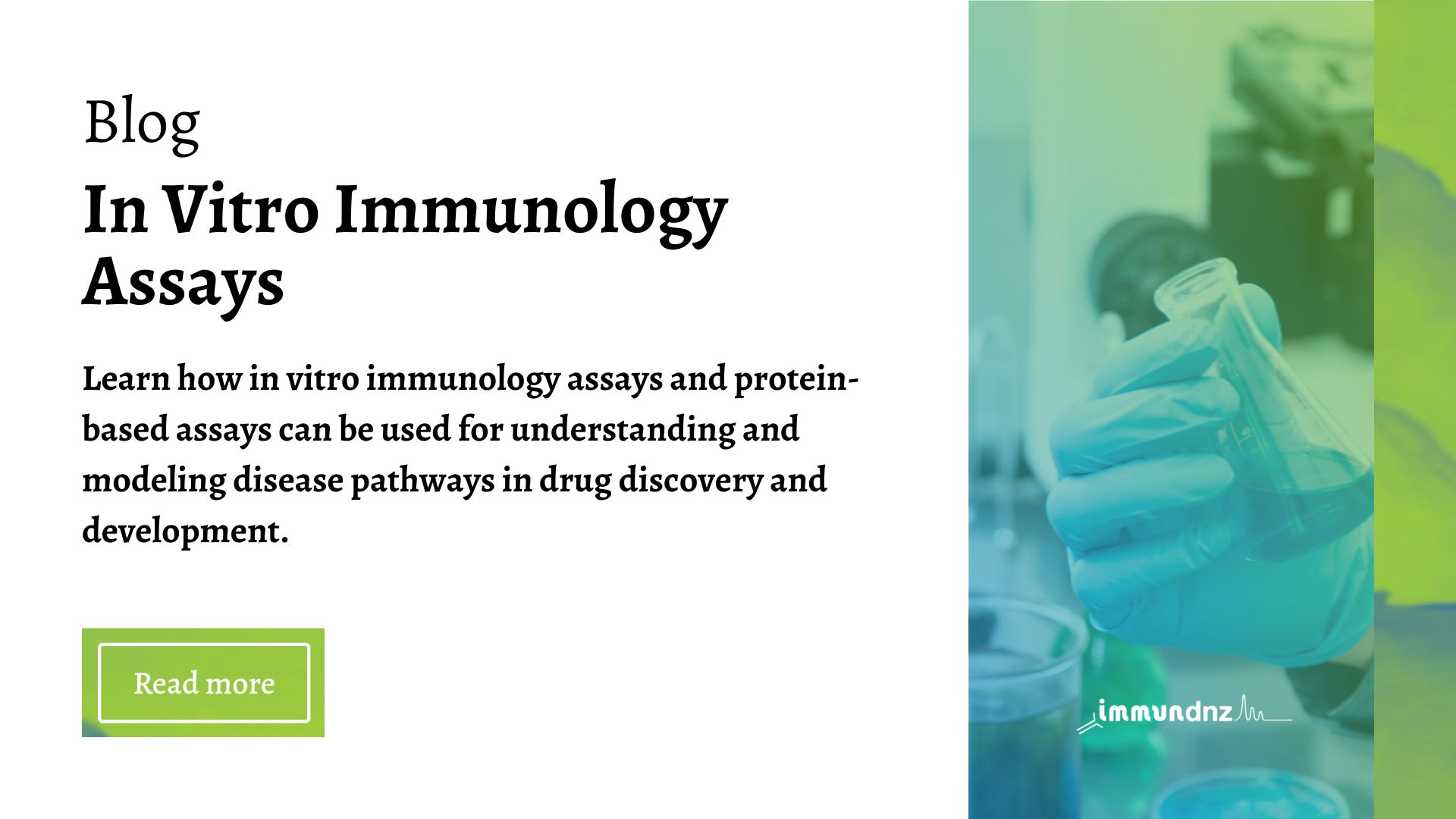 in vitro immunology assays