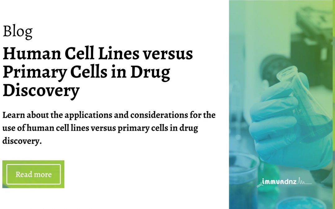 Use of Human Cell Lines Versus Primary Cells in Drug Discovery