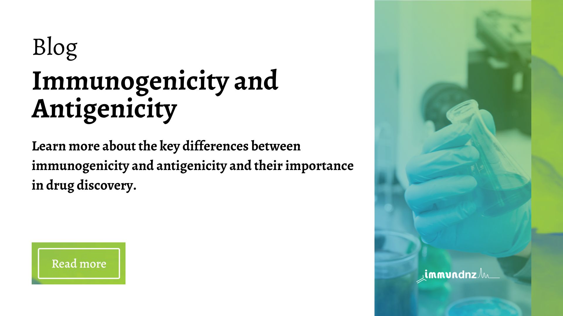 immunogenicity and antigenicity